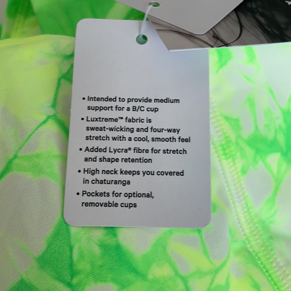 NWT Lululemon Energy Bra High Neck Long Line Sz 6 - Picture 10 of 12